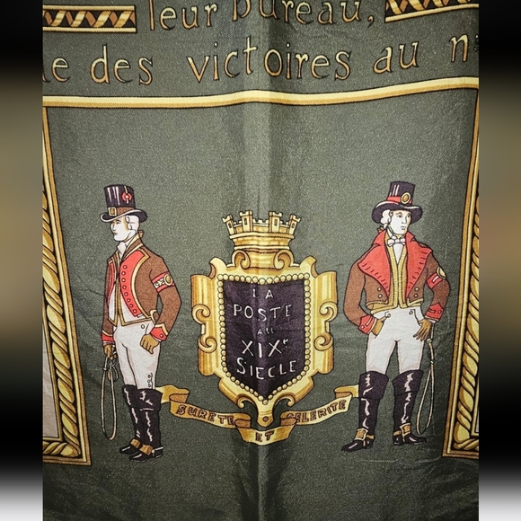 CELINE Paris Large Pure Silk Scarf - Picture 7 of 12